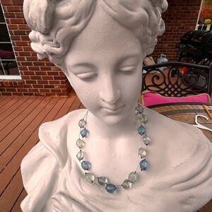Aquamarine Necklace 2 string